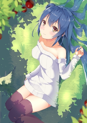 【二次・ZIP】太ももニーソに挟まれたい虹美少女の画像