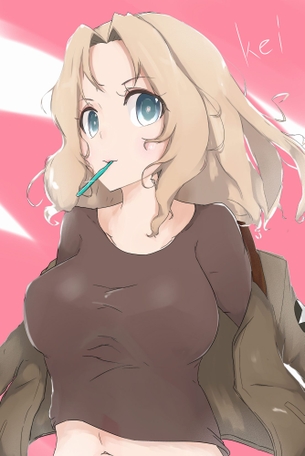 【二次・ZIP】スタイル抜群なガルパンのおケイさんの可愛い画像まとめ