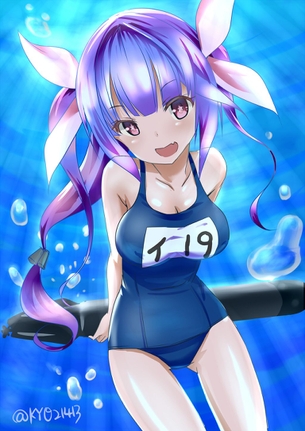 【二次・ZIP】艦これの泳ぐ18禁、伊19ちゃんの可愛い画像まとめ