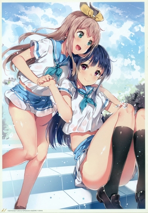 【二次・ZIP】服が濡れて透けてる美少女画像ください
