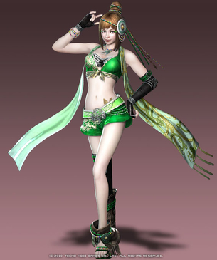 三国無双6より鮑三娘・馬岱・劉禅・関索の画像