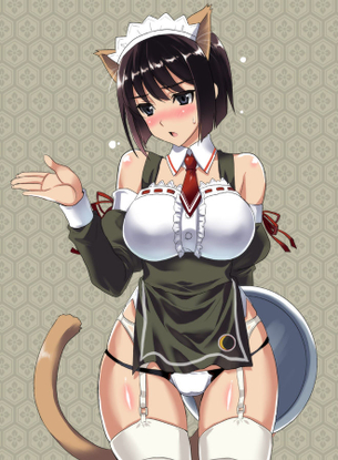 メイドのエロ画像フォルダを解放していく