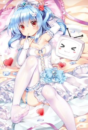 【二次・ZIP】太もものストラップがエロいガーターベルトつけた美少女画像