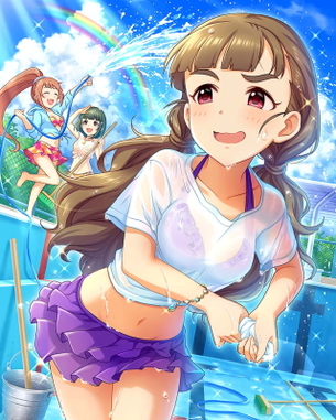 【二次・ZIP】濡れ透けで肌や下着が見えてる女の子の画像