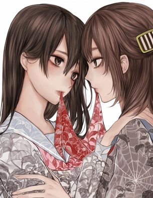 【二次】思わず「あら～」と言ってしまう百合画像