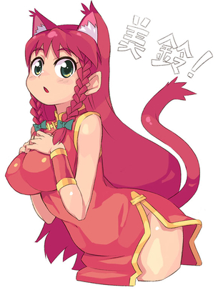 チャイナドレスの二次元エロ画像。