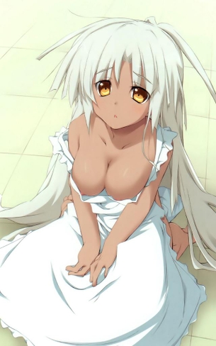 裸エプロンのドエロい画像