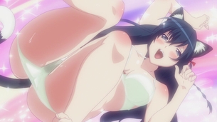魔装学園H×H BD第3巻「特典アニメはネコ耳ハユルのア◯ルエッチ！自ら後ろの穴にビーズ挿入で大絶頂♪」
