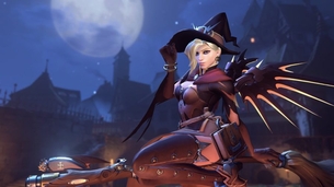 [コスプレ,Overwatch] 魔女のコスプレをするマーシーさんのコスプレ画像 + おまけ