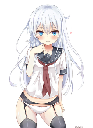 【二次・ZIP】お尻と脚をHにさせるガーターベルト娘の画像