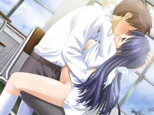 だいしゅきホールドも有り 対面座位セックスしている二次エロ画像