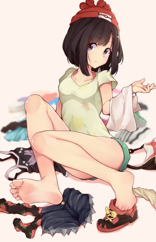 【二次・ZIP】踏まれてみたい虹美少女の足裏画像