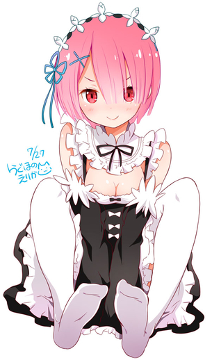 【Re:ゼロから始める異世界生活】ラムの二次元エロ画像。