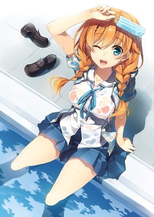 【二次】着衣が透けちゃってる女の子の画像が見たい！ 11