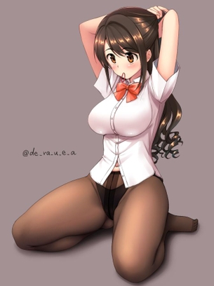 【二次・ZIP】パンストに包まれた美脚が堪らん女の子の画像下さい