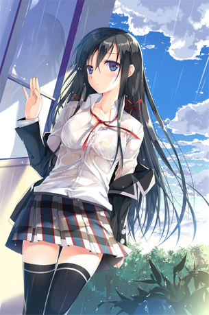 【二次】着衣が透けちゃってる女の子の画像が見たい！ 9