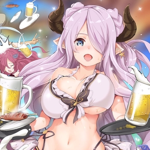 ナルメアさん（グラブル）のエロ画像まとめ おっぱいには勝てなかったよ・・・。
