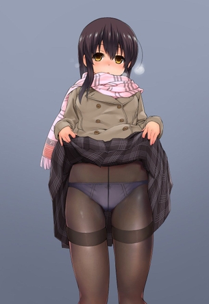【プチ円光？】制服JK・JCがスカートまくってパンツやマン毛見せてる二次・・・