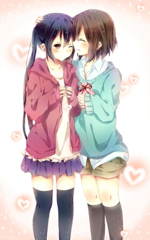 ニーソの二次フェチ画像。