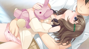 手マンされておまんこびしょびしょにしてしまってる女の子