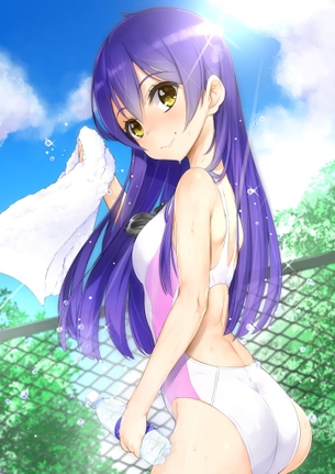 【二次・ZIP】ある意味全裸よりエッチな競泳水着の美少女画像
