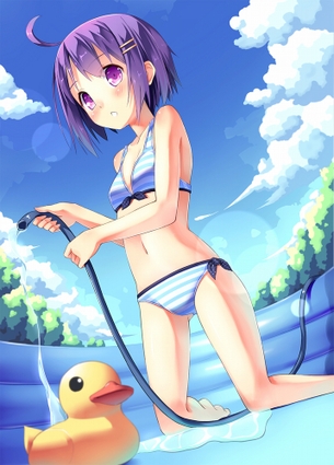 【二次・ZIP】夏はやっぱり美少女の水着画像に尽きるよね(´・ω・｀)