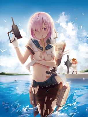 【二次・ZIP】服が破れちゃってる女の子のエッチな画像