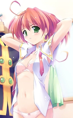 【2次】お着替え中の女の子の二次エロ画像 その2【お着替え中】
