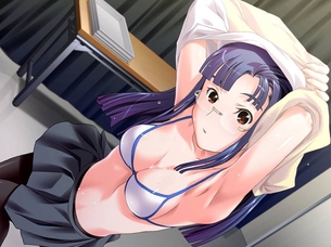 【2次】お着替え中の女の子の二次エロ画像【お着替え中】