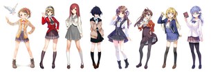 秋元康：“二次元アイドル”8人全員のビジュアルが公開 （※画像あり）