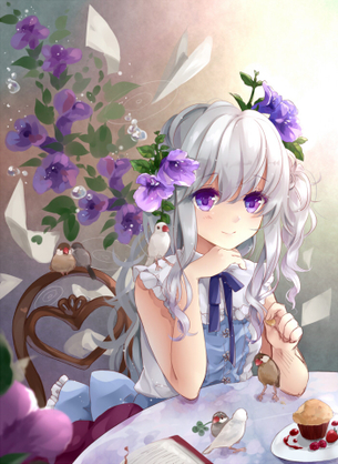 【二次】銀髪な女の子の可愛い画像が見たい！ 5