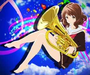 【響け!ユーフォニアム】 ユーフォを持つ黄前ちゃんのかわいい制服姿など! 【画像・壁紙】 (10)