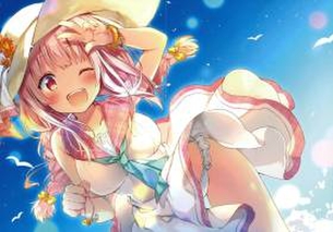 ピンク髪の二次エロ画像くだしあ。