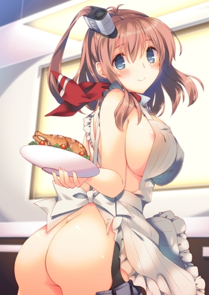 【二次・ZIP】裸エプロン姿の可愛い女の子の画像ください！