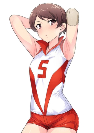 【スポーツ】運動中な女の子達の汗だく腋二次エロ画像