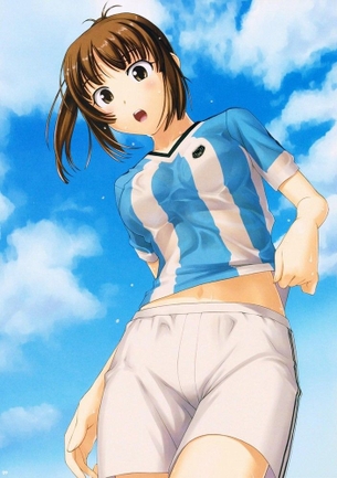 【ワールドカップ】サッカーユニフォームを着た女の子の画像 50枚