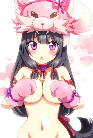 【二次・ZIP】その手をどけたい手ブラ美少女の2次画像