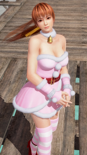 DOAX3 南の島からMerry Xmas！新水着「サンタ」で撮影会