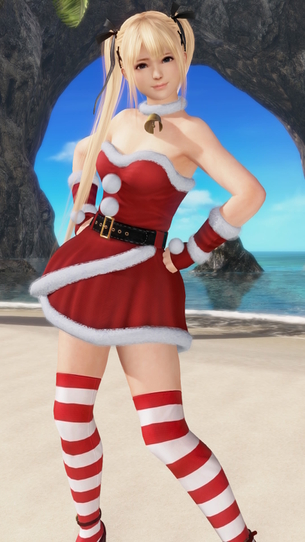 DOAX3 新水着「サンタ」で撮影会（マリー・ローズ、エレナ、こころ編）