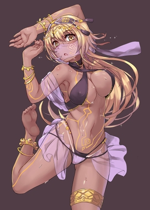 【頑張れガオラン】褐色娘の二次エロ画像