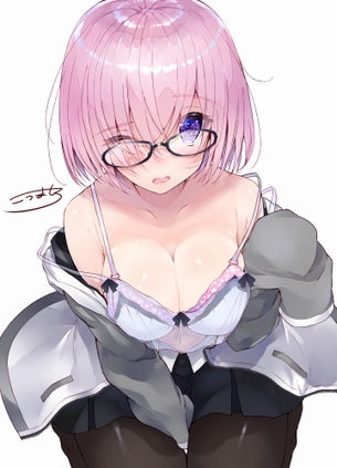 【二次・ZIP】巨乳美少女のふっくら谷間画像