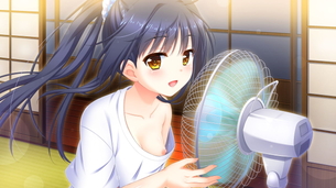 お兄ちゃん、キッスの準備はまだですか？ 【18禁PC美少女ゲームCG】エロ壁紙・画像
