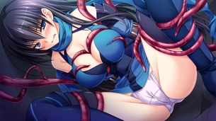 敗北の淫獣ハンター・月氷姫レイ 【18禁エロゲーHCG】エロ壁紙・画像