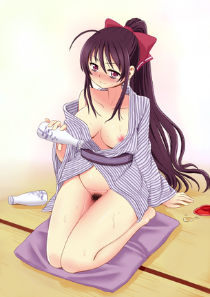 【おもてなし】ワカメ酒の二次エロ画像