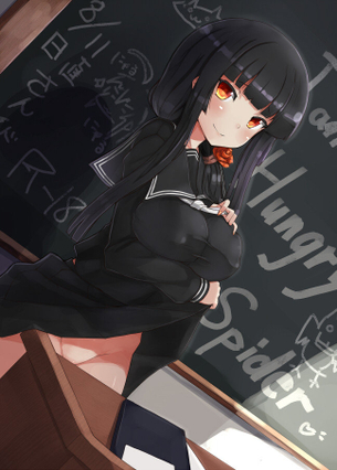 【二次】自分でスカートをたくし上げている女の子の画像が見たい！