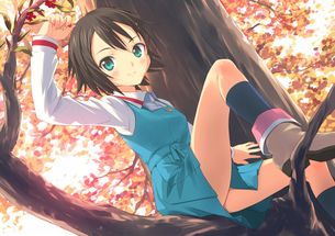 【紅葉】秋っぽい風景と美少女達の二次画像