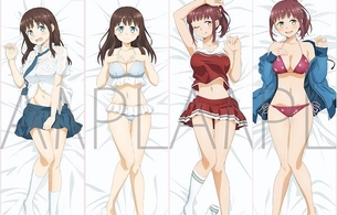 『月曜日のたわわ』妹ちゃんとチアちゃんのエロいはだけ姿と水着姿のエロ抱きまくら