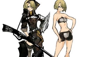『シンクロニクル』エロい女の子たちの下着姿やお尻丸見え姿などエロい設定画！
