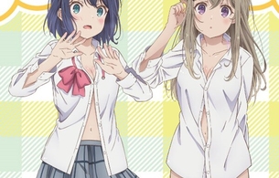 『安達としまむら』二人がえっちな服がはだけてえっち寸前みたいな姿のエロイラストグッズ