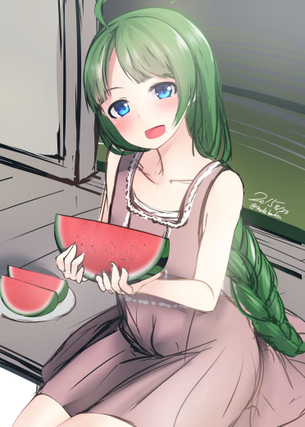 【7月27日はスイカの日】艦これスイカ画像 2017 50枚